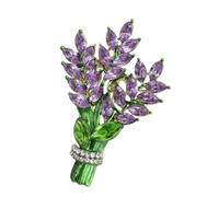 Générique per spilla e spilla accessori per gioielli da donna, spille e spille alla moda, per matrimonio, fiori, coniglio, spille di Natale, bouquet in gioielli (purple, One Size)
