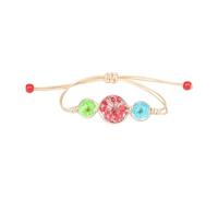 Générique Per Uomo Naturale Bracciale Anelli Woven Regolabile Bracciale Student Coppia Friend Compleanno In Naturale Bracciale 4 Mm Anelli, Taglia unica, Vetro, Nessuna pietra preziosa
