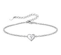 Générique Perline Bracciale Bracciale Anelli Braccialetti 925 Sterling Chain Bracciali Per Donne Lettera Z Larghezza Gioielli, Taglia unica, Rame, Nessuna pietra preziosa