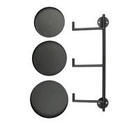 Générique Piante Shelf Indoor, 3-Tier Metal Windowsill Plant Shelves, 17,1 pollici Adorable Space-Saving, Rotating Display Rack for Indoor Balcony, Studio, Modern Multifunctional