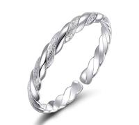 Générique Piccolo Argento Gioielli Multi Layered Rotating Bead Bracciale Adjustable Jewelry Valentine's Day For Occasioni Bracciale Frasi Bracciale Acciaio Anelli, Taglia unica, Metallo, Nessuna