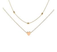 Générique Piccolo cuore da donna catena dorata piccolo cuore collana pendente sul collo bohemien coppie gioielli Design moda