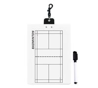 Générique Pickleball Cliboard, Cliboard di pallavolo - Tavola di perforazione per gli sport di palla - Mappa dimostrativa di sport a sfera doppia faccia Appunti Badminton per Tennis