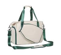 Générique Pickleballs Sling Bag, Waterproof Racket Carrying Bag, 16,93 x 7,87 in Spacious Storage Pouch, Shoe Compartment & Bottle Pocket, Authentic Handle Design for Court, Gym, Badminton