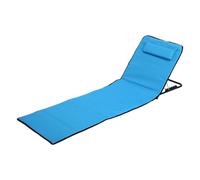 Générique Pieghevole Lounge Chair, Beach Lounger with Headrest, Adjustable Backrest Seat, Portable Lightweight Design, Easy Carry Handle, (1 pezzo), Picnic, Campeggio, Garden, Pool, Backyard, Travel