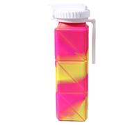 Générique Pieghevole Water Bottle, Hiking Silicone Lightweight, Compact Portable Drinking Cup with leakproof Lid, Reusable Hydration Gear for Outdoor, Fishing, Palestra, Travel, Sport, Camping