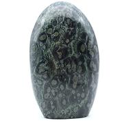 Générique Pietra decorativa in diaspro kambamba da 970 grammi e 130 millimetri, minerale diaspro del Madagascar, pietra naturale al 100%, prodotto esclusivo, pietra decorativa, minerale portafortuna