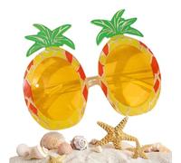 Générique Pineapple Sunglasses Frame, Fashion Tropical Eyewear, 6.3in Cool Party Glasses, protezione UV Lenses, Lightweight Fun Design for Summer Pool, Photo Booth, Road Trip, Birthday, Stage