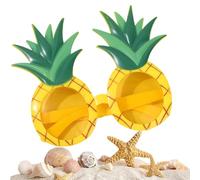 Générique Pineapple Sunglasses Frame, Fashion Tropical Eyewear, 6.3in Cool Party Glasses, protezione UV Lenses, Lightweight Fun Design for Summer Pool, Photo Booth, Road Trip, Birthday, Stage