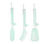Générique Pinza da cucina in acciaio inox per lavastoviglie pinze da cucina, set di 3 pinze con punta in silicone per la cottura