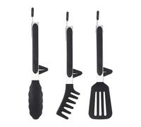 Générique Pinza da cucina in acciaio inox per lavastoviglie pinze da cucina, set di 3 pinze con punta in silicone per la cottura