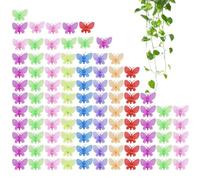Générique Plant Clips - 100 clip da giardino, supporto per vine pomodoro fiore, supporto per piante, supporto per attrezzi per interni esterni, Se référer au descriptif, PP, Senza Gemme