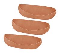 Générique Plant Pot Liner, Wall Mounted Basket Liners Set di 3, Breathable Water Retaining Coco Inserti, Garden Decor for Outdoor Greening Projects and Balcony Gardening, 24×8.7×8.7in