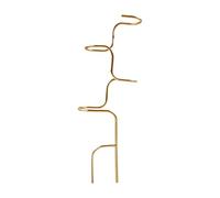 Générique Plant Stakes - Monstera Stem Support, Variable Lengths with Secure Ring, Green Fiberglass Rod, Weatherproof Growth Stabilizer, Rose Orchid Peony Amaryllis Garden Home Gardener Professional