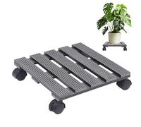 Générique Plant Stand on Wheels, Heavy Duty Rolling Planter Tray, Large Durable Mobile Plant Base with Smooth Caster Wheels, Perfect for Outdoor Indoor Patio, Floor, Porch, Terrace, Yard Gardening