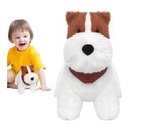 Générique Plüschhund Highland Terrier Plüschtier Hund,25 cm Niedliches Tier Plüschkissen, Weiches Sofakissen Für Kinder Und Erwachsene ALS Wohndekoration