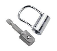 Générique Plumbing Wrench, Angle Stop on Tool, Compact Maintenance Hand Wrench, 2,36 pollici, Easy Access Design for Tight Spaces, Ideal for Bathroom, WC, Under Sink, Kitchen Water System