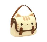 Générique Plush Cat Shape Small Bag, Cute Cat-Shaped Tote Bag, Versatile Women's Shoulder Bag, Plush Animal Messenger Purse for Small Change and Cosmetics, Small Plush Cat Shape Tote Bag, b, Se