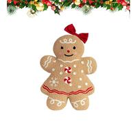Générique Plush Gingerbread Man, Soft Gingerbread Throw Pillow for Holiday Decor, Cute Christmas Ornament with Feel, Festive Accent Design, Divano Display for Seasonal Home Decoration