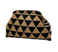 Générique Pochette a gancio da donna, borsa da spiaggia con scritta "Brioche da spiaggia", elegante e leggera, per l'estate, viaggi, matrimoni, Triangolo di cammello, Se référer au descriptif