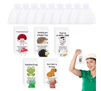 Générique Pocket Hug, Emotional Support Toy, 0.71in Friendship Keepsake Decor, Cute Inspirational Mushroom, Includes Greeting Card for Parties, Daily Enencouragement