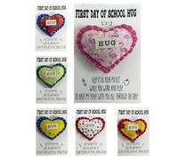 Générique Pocket Hug Heart, 6 Pack Small Cute Pocket Hugs, 4,72 x 3,54 x 0,79 pollici Adorable Compact Handcrafted Novelty Tokens for Emotional Support, Preschool First Day of School
