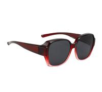 Générique Polarized Fit Over Glasses Sunglasses | Fitover Wrap Around Eyewear For Men Women | UV Protection Square Shades For Driving and Other Purpose, d, Se référer au descriptif