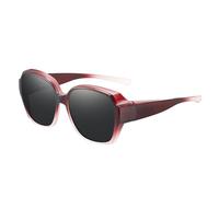 Générique Polarized Fit Over Glasses Sunglasses | Fitover Wrap Around Eyewear For Men Women | UV Protection Square Shades For Driving and Other Purpose, b, Se référer au descriptif