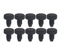Générique Pool Cue Bottom Cover - 10 pezzi Bumper Protector for Cue Stick, Dust Proof Caps with Shock Absorbing Material & Lightweight Design for Beginner, Player and Hobbyist