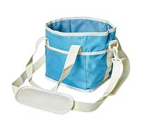 Générique Porta Bevande | con Tracolla Impermeabile | Borsa Impermeabile per Consegna - per Viaggi Escursionismo Campeggio Spiaggia Festa Picnic Auto Scuola Camera, blu e bianco, Se référer au