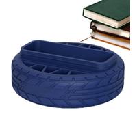 Générique Porta biglietti da visita verticale, a forma di pneumatico, portapenne verticale impilabile con blocco note per ufficio, per studenti, casa, scuola, lavoro, riunioni, dormitorio