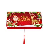 Générique Porta Biglietti di Natale, per Feste con 10 Scomparti, Buste Pieghevoli per Denaro di Natale, per Feste di Compleanno, riunioni di Famiglia, San, Ragazzi