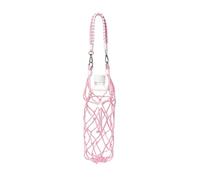 Générique Porta bottiglia regolabile 56 cm 87 g | Porta Goblet Cotone Intrecciato Mano per | Accessorio portatile Campeggio Escursionismo Viaggi, Rosa, Se référer au descriptif, riferimento alla