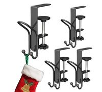 Générique Porta ghirlanda di Natale | Supporto regolabile per calze caminetto | Ganci per ornamenti e accessori per feste per appartamenti feste e hotel