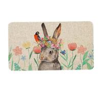 Générique Porta Parola di Pasqua - Ingresso Esterno, Primavera Non Scivolante, Pavimento, Porta d'ingresso Decorativa | Elegante zerbino pasquale per la decorazione di