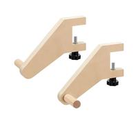 Générique Porta rotolo di carta artistica | 1 paio di supporto in legno a risparmio di spazio | supporto da tavolo per rullo da colorare | per colorare pittura fai da te e