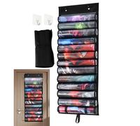 Générique Porta tappeti da gioco | Supporto agganciabile per tappeti da gioco, borsa per accessori con fessure trasparenti per parete della stanza, porta della camera da , riunioni familiari e