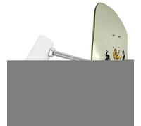 Générique Portabellone da parete | Espositore da parete per skateboard | Scaffale porta snowboard | per garage salone palestra casa e tavola da surf