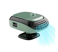 Générique Portable Car Heater, Automobile Windscreen Demister, 120 W Portable Car Fan Heating 12 V Defrost Defogger, Rotazione di 360 gradi per SUV e camion, portatile Car Heater, Windscreen Demister
