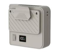 Générique Portable Fan - Stay Cool Anywhere Instantly, ricaricabile Personal Design Lightweight, USB Ricarica + Adjustable Speed, Premium Material, For Summer Camping, Hiking, Sport, Palestra