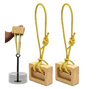 Générique Portable Hangboard - Finger Grip Strength Training Board | Wooden Climbing Fingerboard for Rock Climbers, Home Gym, Indoor Doorway, Wall, Outdoor Bouldering, Pull-Up, Workout Training