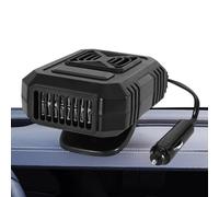 Générique Portable Heater Car - 360° Rotating 150W Defogger & Defroster, Dual-Use Cooling and Heating Fan, Quick Windshield, Compact Auto Heater for Winter Driving, Travel, Parcheggio, Outdoor Commute