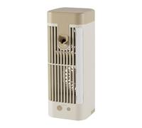 Générique Portable Mist Fan, Adjustable Water Sprayer, 8 x 6 Inches Device with Three Speeds, Silent Air Cooler, Personal Gadget with Compact Build, Travel Accessory for Camping and Beach