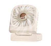 Générique Portable Personal Fan, Folding Table Blower, Digital Display Cooling Gadget, Compact Air Circulator Device, Ideal for Indoor Desk Use, Outdoor Ease, Travel Comfort, Hot Weather Solution