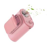 Générique Portable Waist Fan - Digital Display Adjustable Speed Ricaricabile, Small Clip on Fan for Belt, 3-Speed Personal Neck Waist Fans, 180° Rotatable Head for Home Bedroom Office Indoor Outdoor