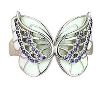 Générique Portachiavi a rullo con anelli per personalità, comodi da donna, anelli per donne e anelli per anelli e anelli rotondi, 8, Metallo, Nessuna pietra preziosa