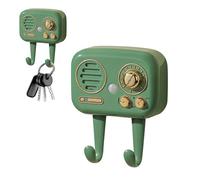 Générique Portachiavi da parete - Supporto da parete per chiavi con promemoria audio | Ganci per organizzazione di ingresso con capacità regolabile per cucina, soggiorno, garage, alloggio e corridoio