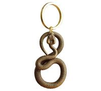 Générique Portachiavi Snake - Portachiavi animale | Portachiavi cinese New Year | Chinese Style Animal Key Chain, 2025 Snake Year Hangable Ornament, Portachiavi Pendente, Ottone Animal Key Ring For
