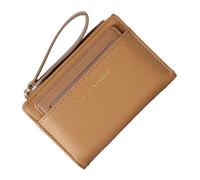 Générique Portafoglio con chiusura lampo, Lightweight Credit Card Wallet con cordino, 4,92 x 3,54 x 0,98 pollici Stylish Compact Multi Functional Coin Purse, ampia capacità per importanti note e