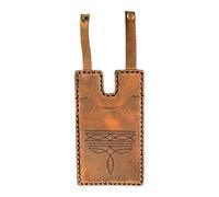 Générique Portafoglio da donna occidentale, supporto per carte di credito, 3,94 x 1,57 in Fashion Snap Design, Handmade Artificial Leather, Compact Cash Pouch for Travel, Night Out, Business, Casual